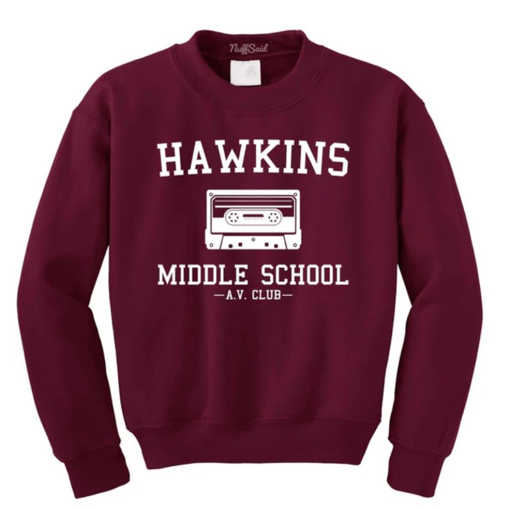Stranger Things "Hawkins Middle School AV Club" Crewneck